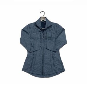 LULULEMON Define Jacket Athletic & Yoga - Heathered Charcoal Textured Knit Women